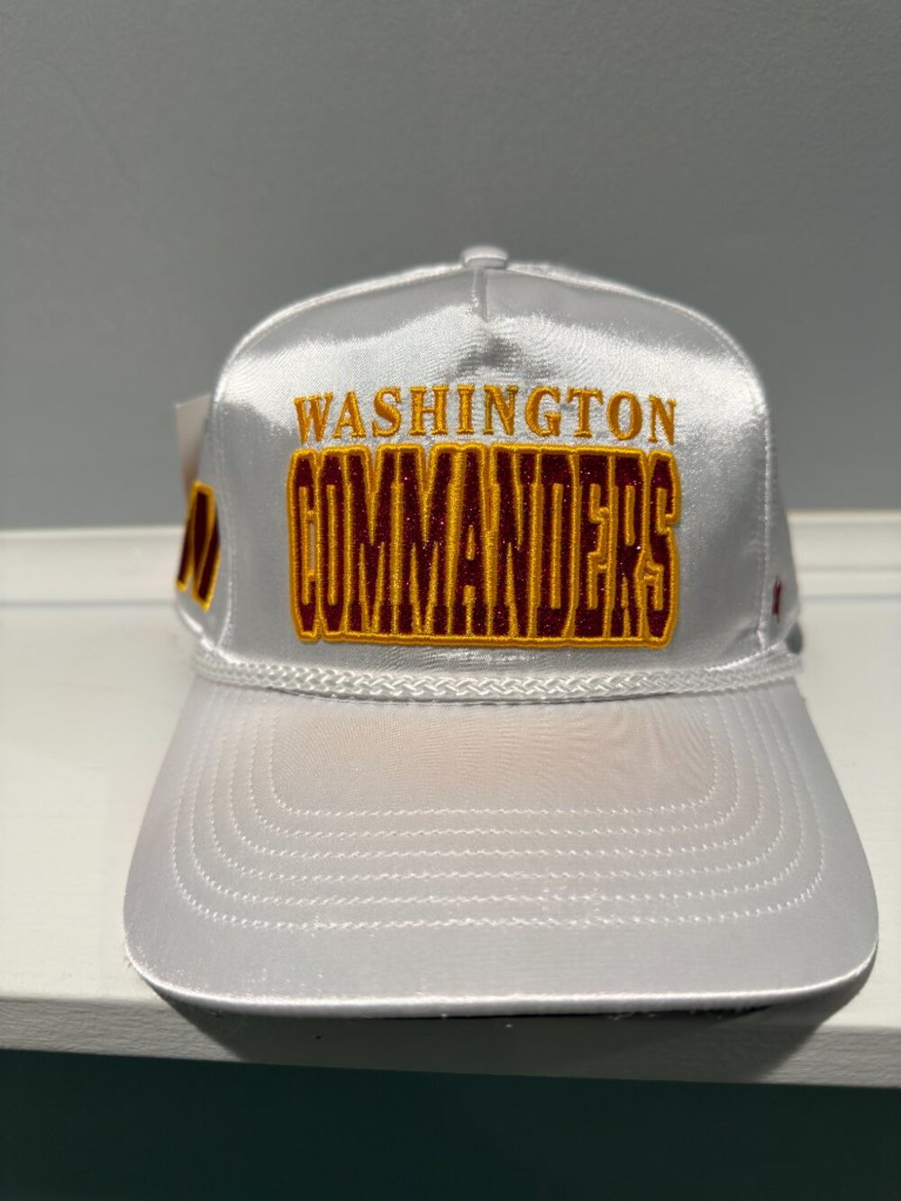 '47 Women's Washington Commanders White Outspoken Hitch Adjustable Hat - Picture 10 of 10